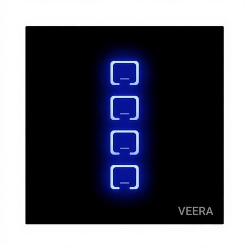 کلید لمسی چهار پل ساده ویرا