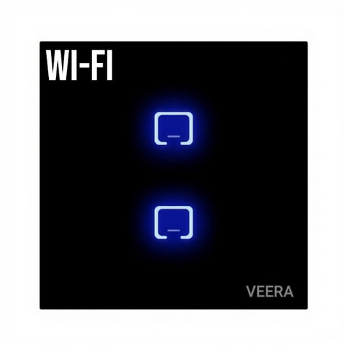 کلید لمسی دو پل wifi ویرا